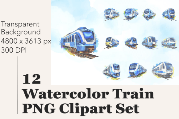 All Aboard the Watercolor Express: Transforming Transportation Art with Hand-Painted Flair