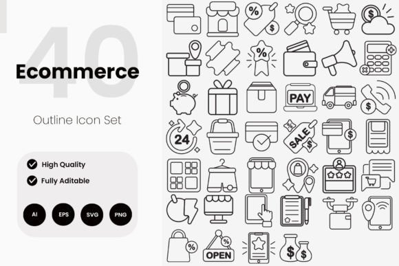 Why Ecommerce Outline Icons Shape How Customers Move Through Your Store